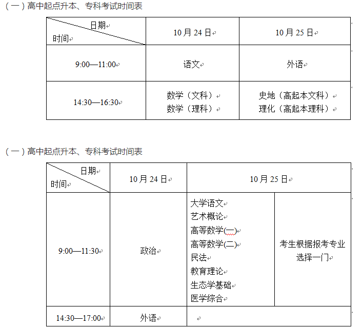 揚(yáng)州2020成人高考考試時(shí)間？