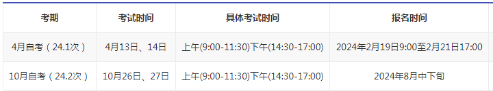 四川高教自考報(bào)名時(shí)間多久2024？