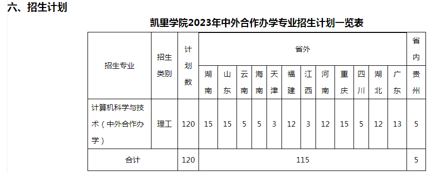 里學院2023年中外合作辦學項目計算機科學與技術(shù)專業(yè)招生簡章