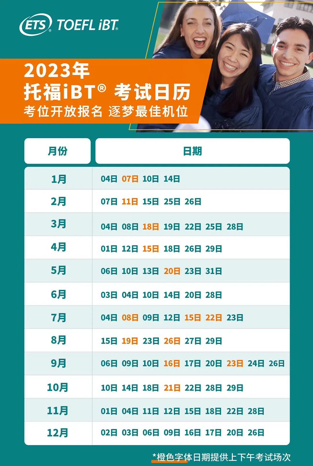 浙江2023年托?？荚嚂r(shí)間