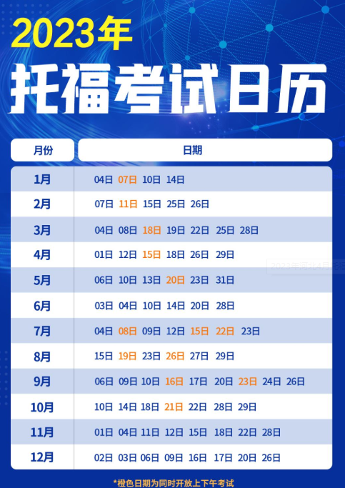 2023年四川6月托?？荚嚂r(shí)間